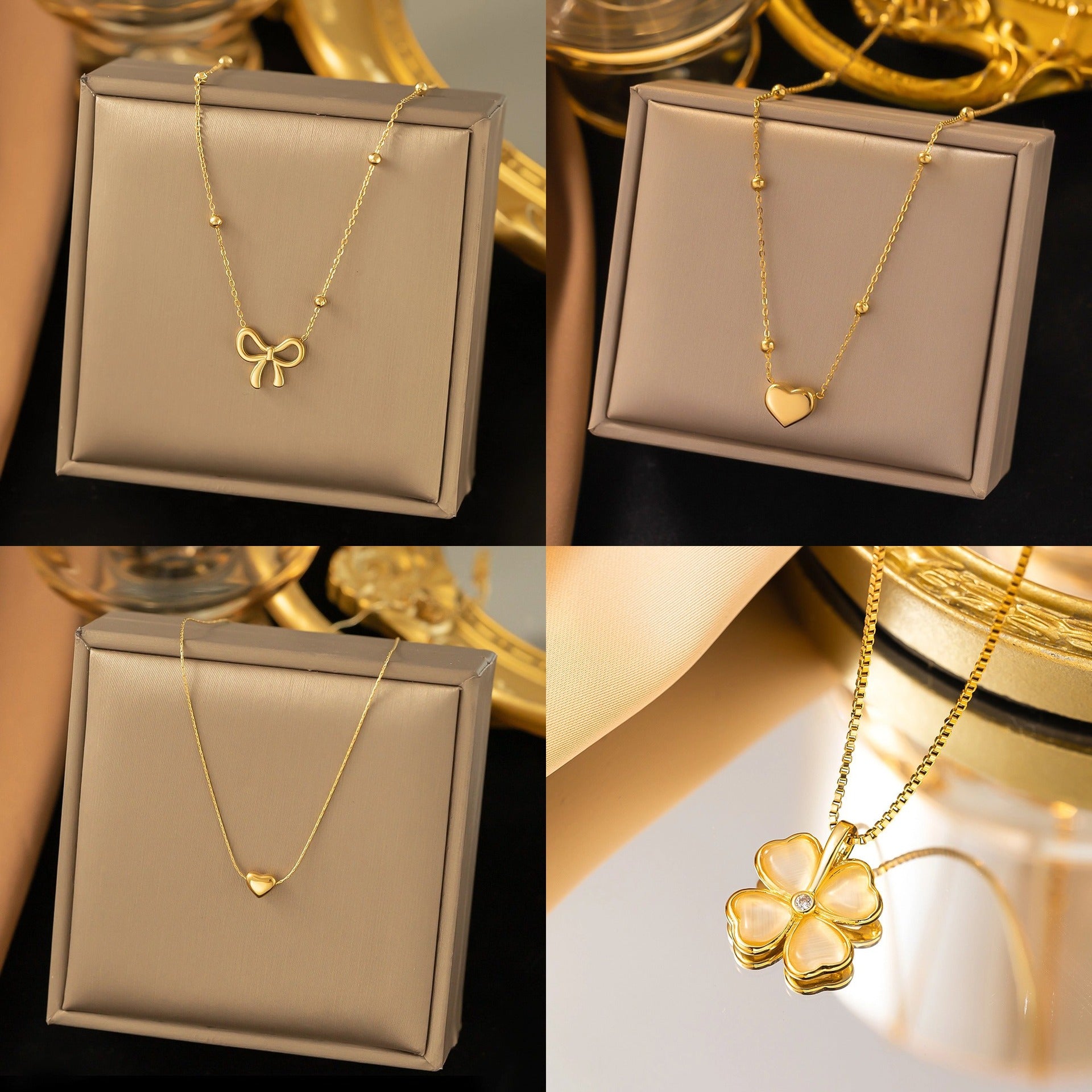 Elegant Love Pendant Necklace